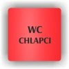 Cedule wc chlapci – plast (piktogram)