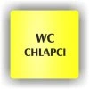 Cedule wc chlapci – plast (piktogram)