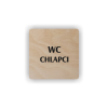 Cedule wc chlapci | Piktogram (čtverec)