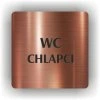 Cedule wc chlapci – plast (piktogram)