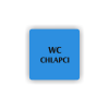 Cedule wc chlapci nápis | Piktogram (čtverec)