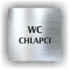 Cedule wc chlapci – plast (piktogram)