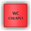 Cedule wc chlapci – plast (piktogram)