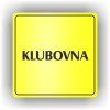 Cedule klubovna – plast (piktogram)