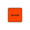 Cedule školník | Piktogram (čtverec)