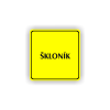 Cedule školník | Piktogram (čtverec)