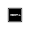 Cedule studovna | Piktogram (čtverec)