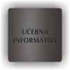 Cedule učebna informatiky – plast (piktogram)