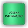 Cedule učebna informatiky – plast (piktogram)