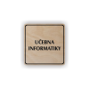 Cedule učebna informatiky | Piktogram (čtverec)