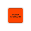 Cedule učebna informatiky | Piktogram (čtverec)