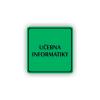 Cedule učebna informatiky | Piktogram (čtverec)