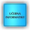 Cedule učebna informatiky – plast (piktogram)