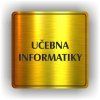 Cedule učebna informatiky – plast (piktogram)