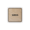 Cedule servis nápis | Piktogram (čtverec)