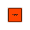 Cedule servis nápis | Piktogram (čtverec)
