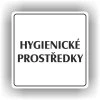 Cedule hygienické prostředky – plast (piktogram)