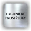 Cedule hygienické prostředky – plast (piktogram)
