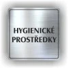 Cedule hygienické prostředky – plast (piktogram)