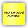 Piktogram - PRO ZAVOLÁNÍ ZAZVOŇTE