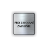 Cedule pro zavolání zazvoňte – plast (piktogram)
