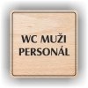 Piktogram - WC MUŽI PERSONÁL