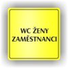 Piktogram - WC ŽENY ZAMĚSTNANCI