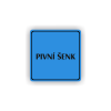 Cedule pivní šenk | Piktogram (čtverec)