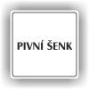 Cedule pivní šenk – plast (piktogram)