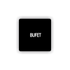 Cedule bufet | Piktogram (čtverec)