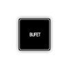 Cedule bufet | Piktogram (čtverec)