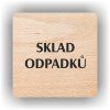 Cedule sklad odpadků – plast (piktogram)