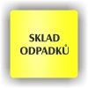 Cedule sklad odpadků – plast (piktogram)