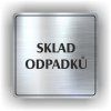 Cedule sklad odpadků – plast (piktogram)