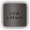 Cedule školící místnost – plast (piktogram)