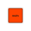 Cedule bazén | Piktogram (čtverec)