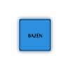 Cedule bazén | Piktogram (čtverec)