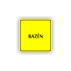 Cedule bazén | Piktogram (čtverec)