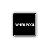 Cedule whirpool | Piktogram (čtverec)