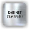 Cedule kabinet zeměpisu – plast (piktogram)