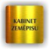 Cedule kabinet zeměpisu – plast (piktogram)