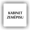 Cedule kabinet zeměpisu – plast (piktogram)
