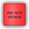 Piktogram - ZDE NENÍ VÝCHOD