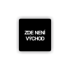 Cedule zde není východ | Piktogram (čtverec)