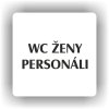 Piktogram - WC ŽENY PERSONÁL
