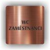 Cedule wc zaměstnanci – plast (piktogram)