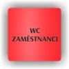 Cedule wc zaměstnanci – plast (piktogram)
