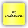 Piktogram - WC ZAMĚSTNANCI
