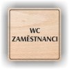 Piktogram - WC ZAMĚSTNANCI