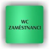 Piktogram - WC ZAMĚSTNANCI